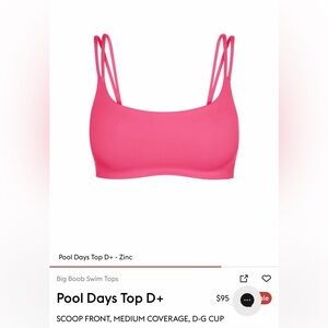 Left On Friday Vibrant Pink Bikini Top